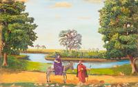 Aldobrando "Aldo" Piacenza, (American, 1988-1976), Mediteting A Rest