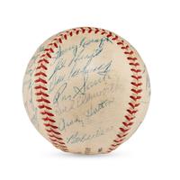 A 1960 Chicago Cubs Team Signed Autograph Baseball