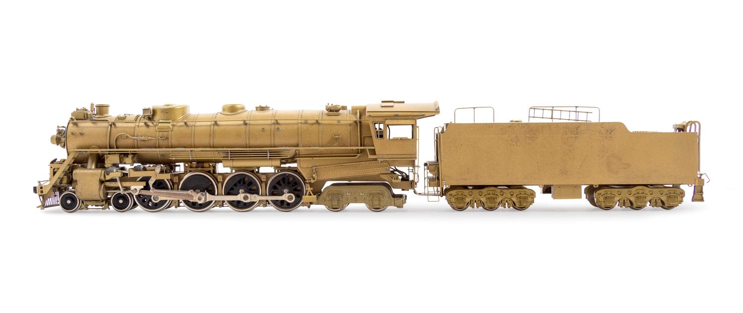 A Group of Three Brass HO-Gauge Locomotive and Tenders