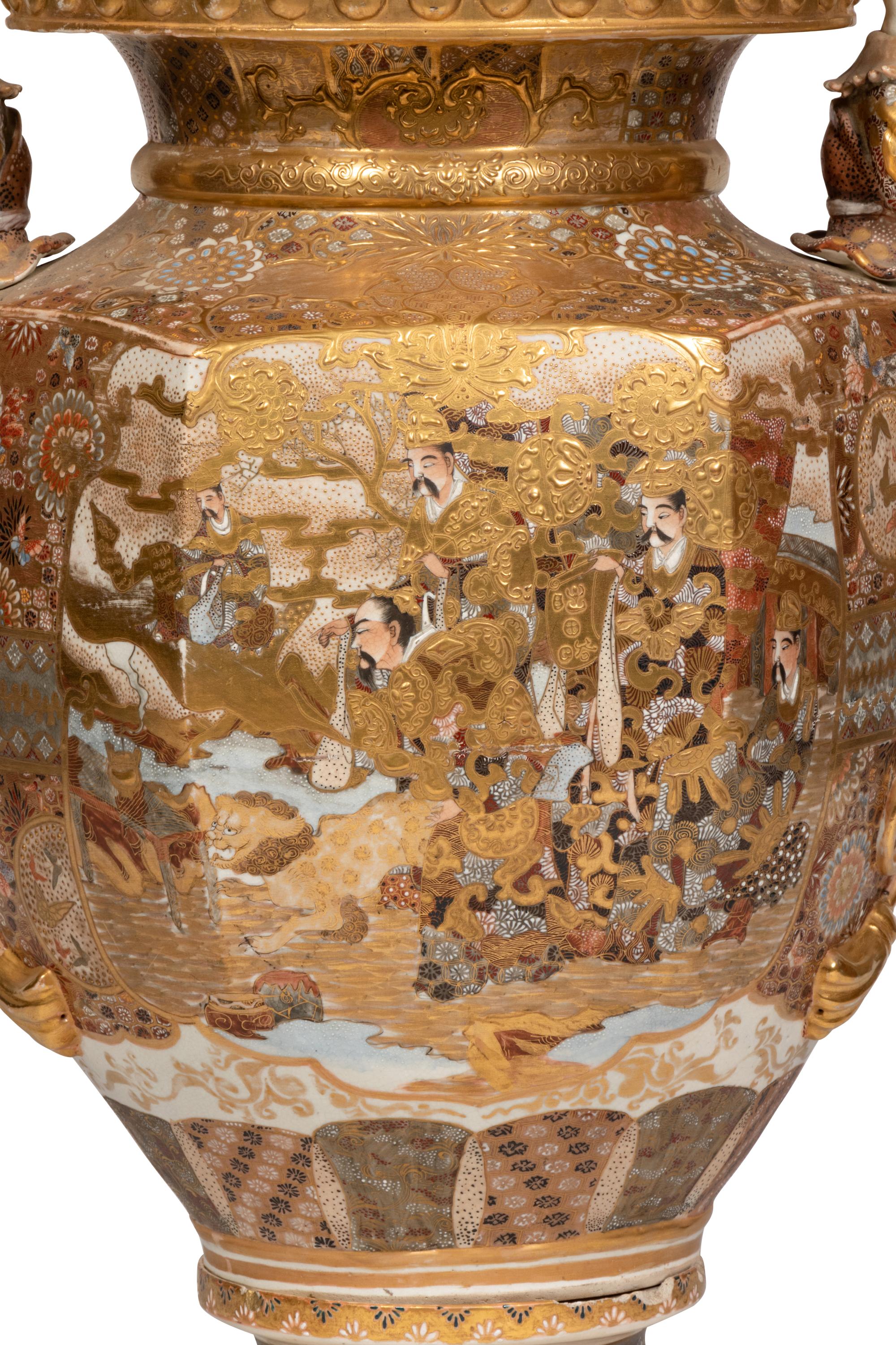 A Large Japanese Satsuma Vase