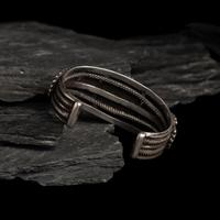 Navajo Silver and Turquoise Cuff Bracelet