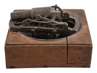 [SCIENCE & TECHNOLOGY]. Charles M. Hayden (1845-1934) archive featuring a patent model for a gun mount with associated photographs, letters, and sketchbook.