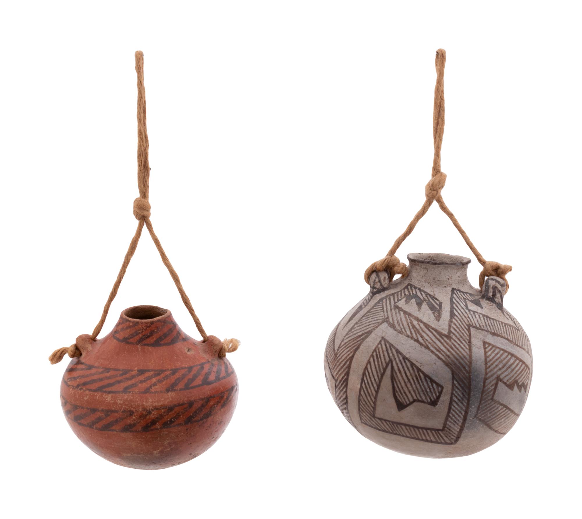 Chaco and Medicine Pottery Canteens