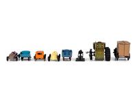 Eight Toy Automobiles