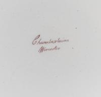 A Chamberlains Worcester Porcelain Sauce Tureen with Underplate