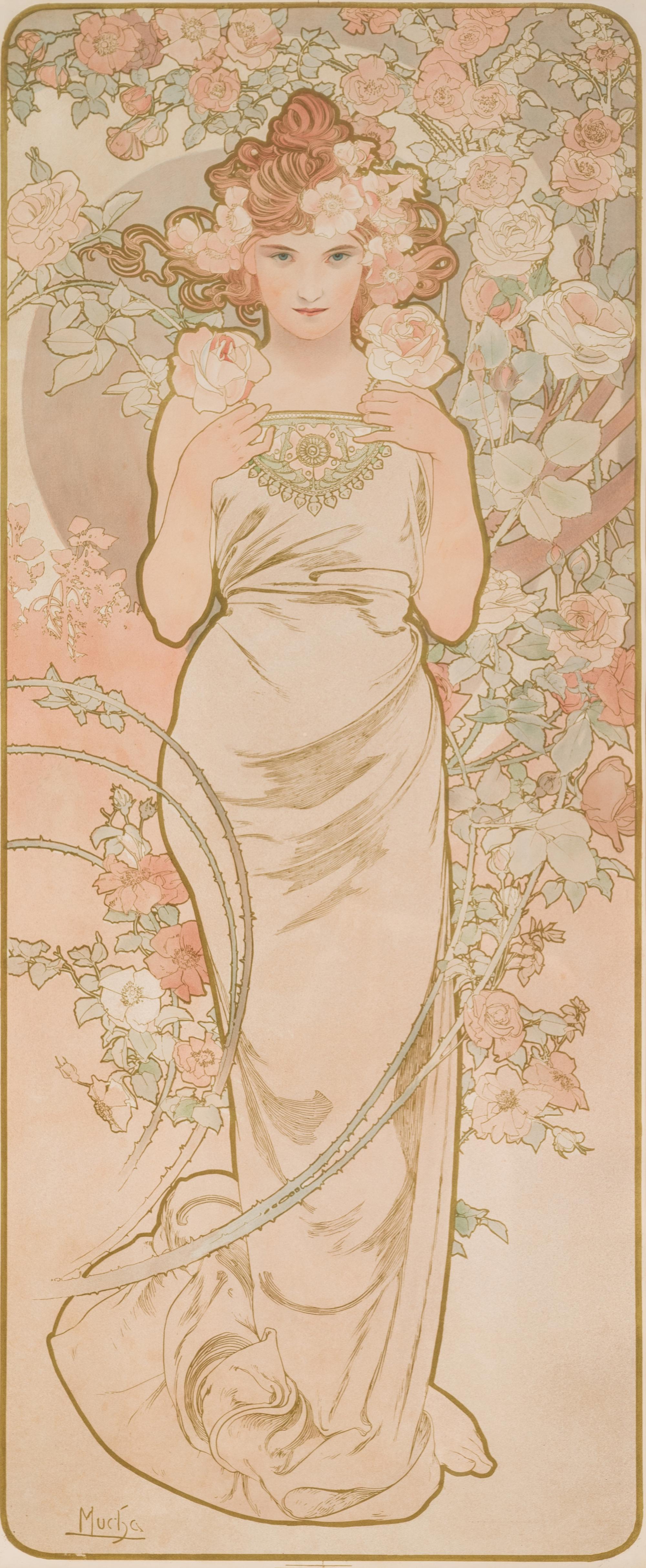 Les Fleurs (l'œillet, le lys, la rose, l'iris)