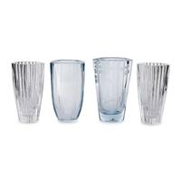 A Collection of Four Glass Vases
