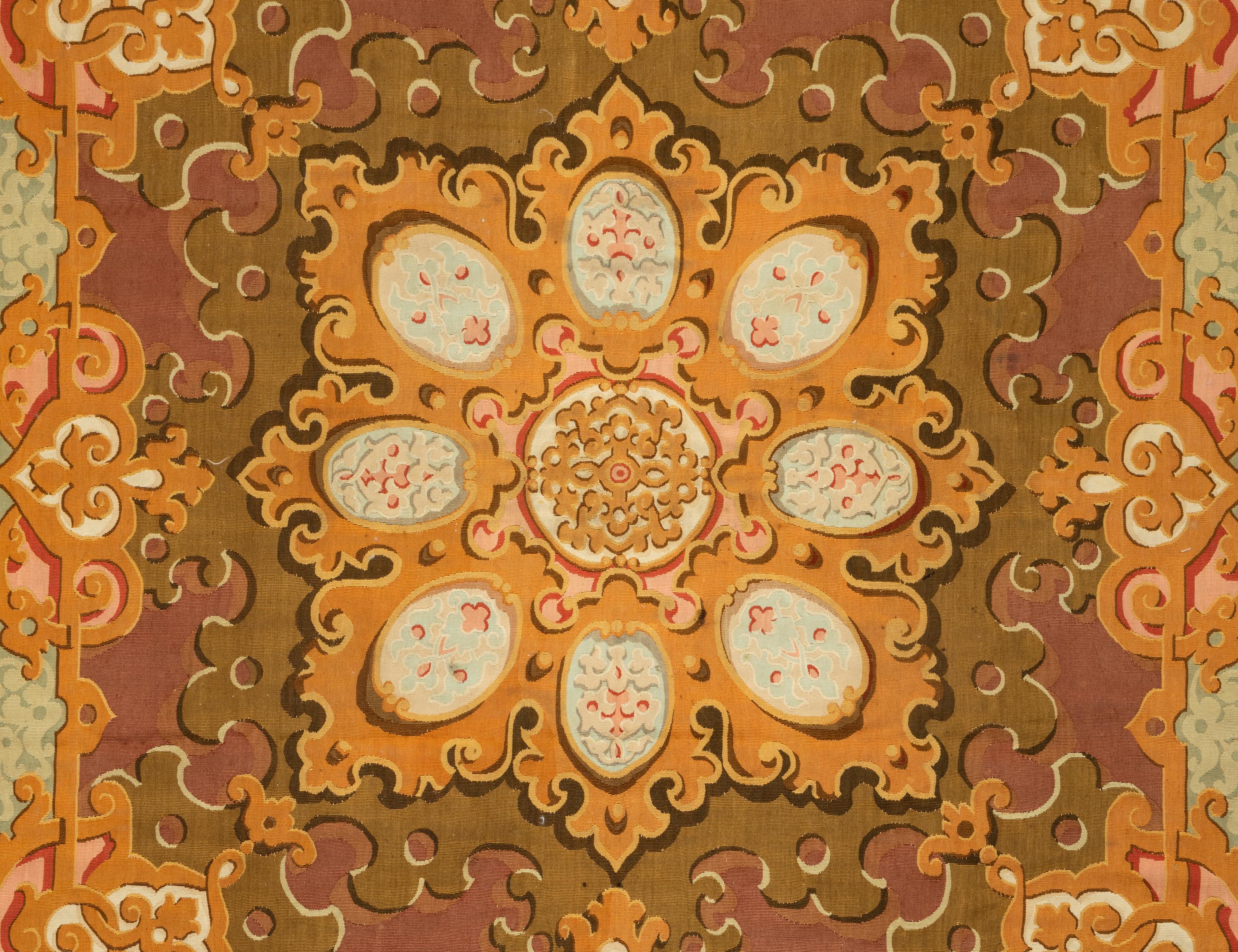 An Aubusson Wool Rug