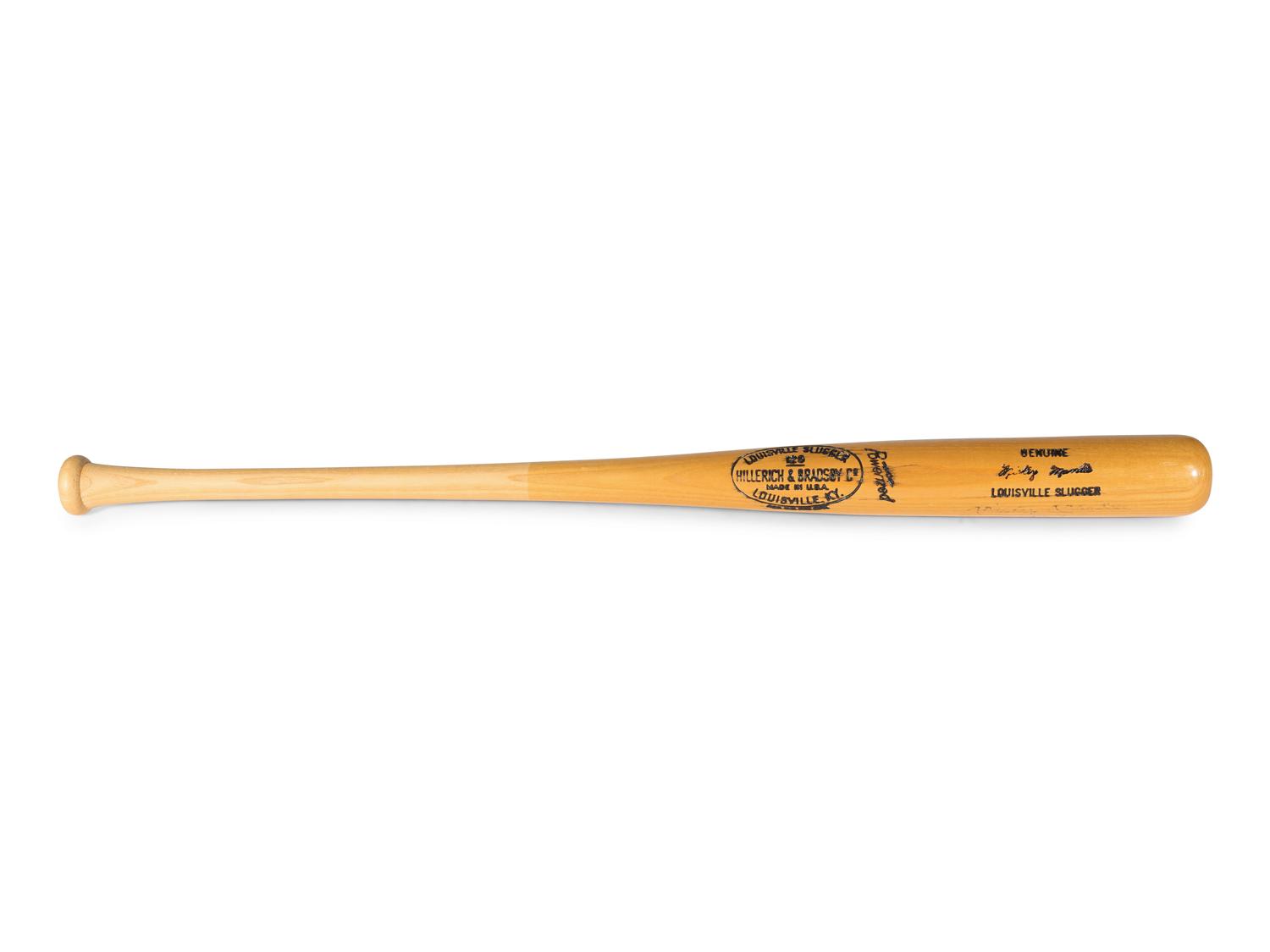 A Mickey Mantle Signed Autograph Bat (Upper Deck Authenticated),