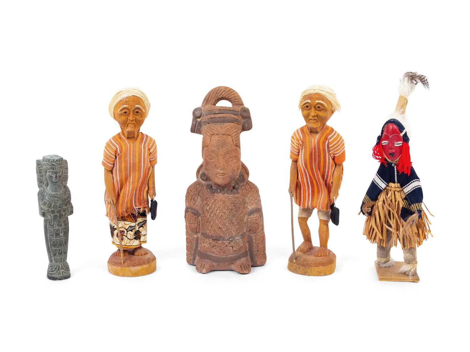 A Group of Five Ethnographic Figures