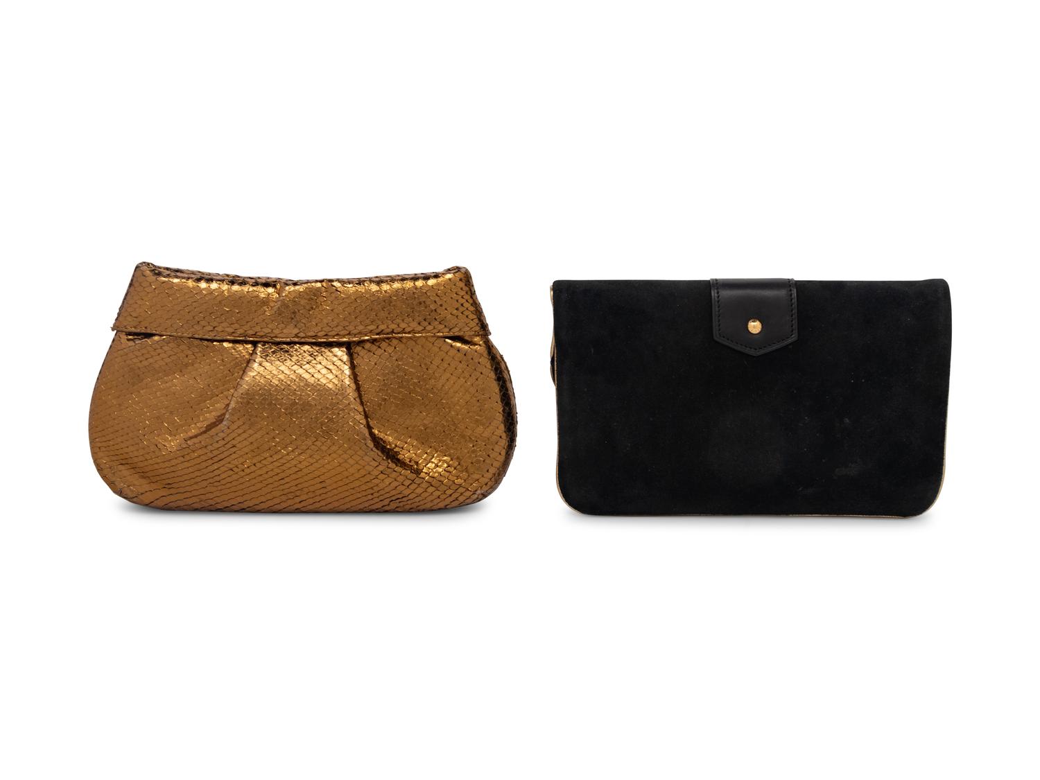 Two Clutches by Louis Vuitton and Nancy Gonzalez