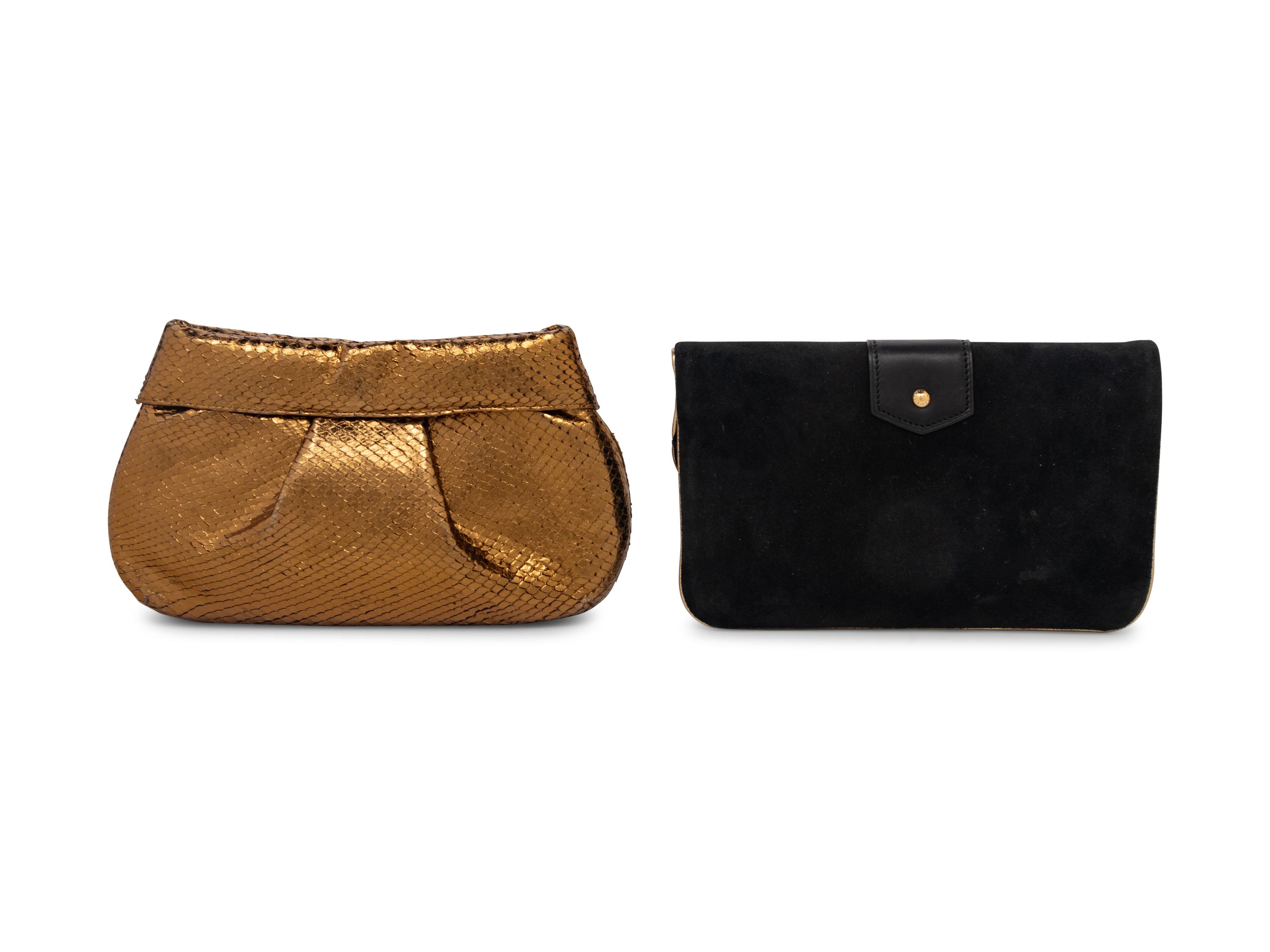Two Clutches by Louis Vuitton and Nancy Gonzalez