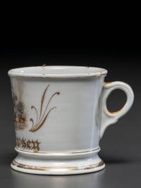 A Bowler's Porcelain Shaving Mug
