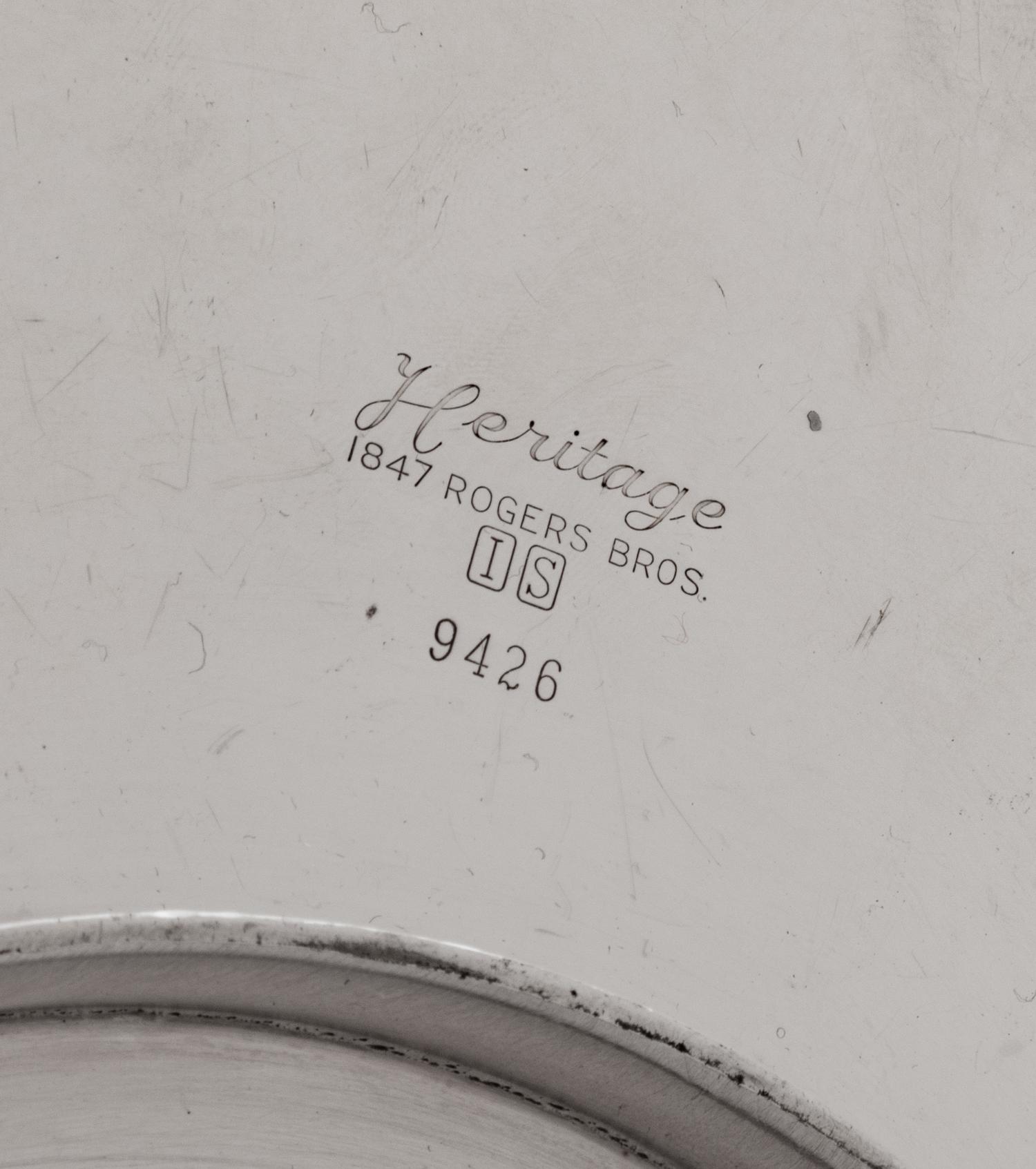 An American Silver-Plate Presentation Tray