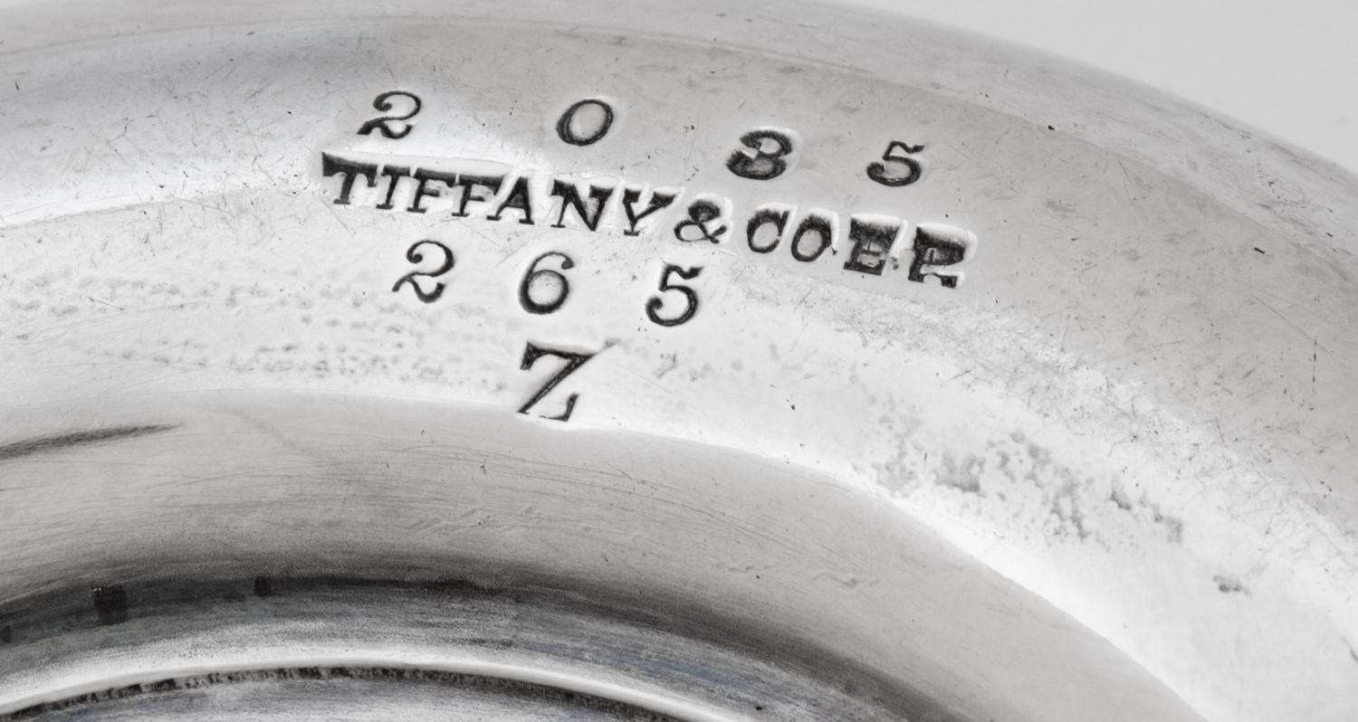 Two Tiffany & Co. Ancient Coin-Inset Silver-Plate Table Articles