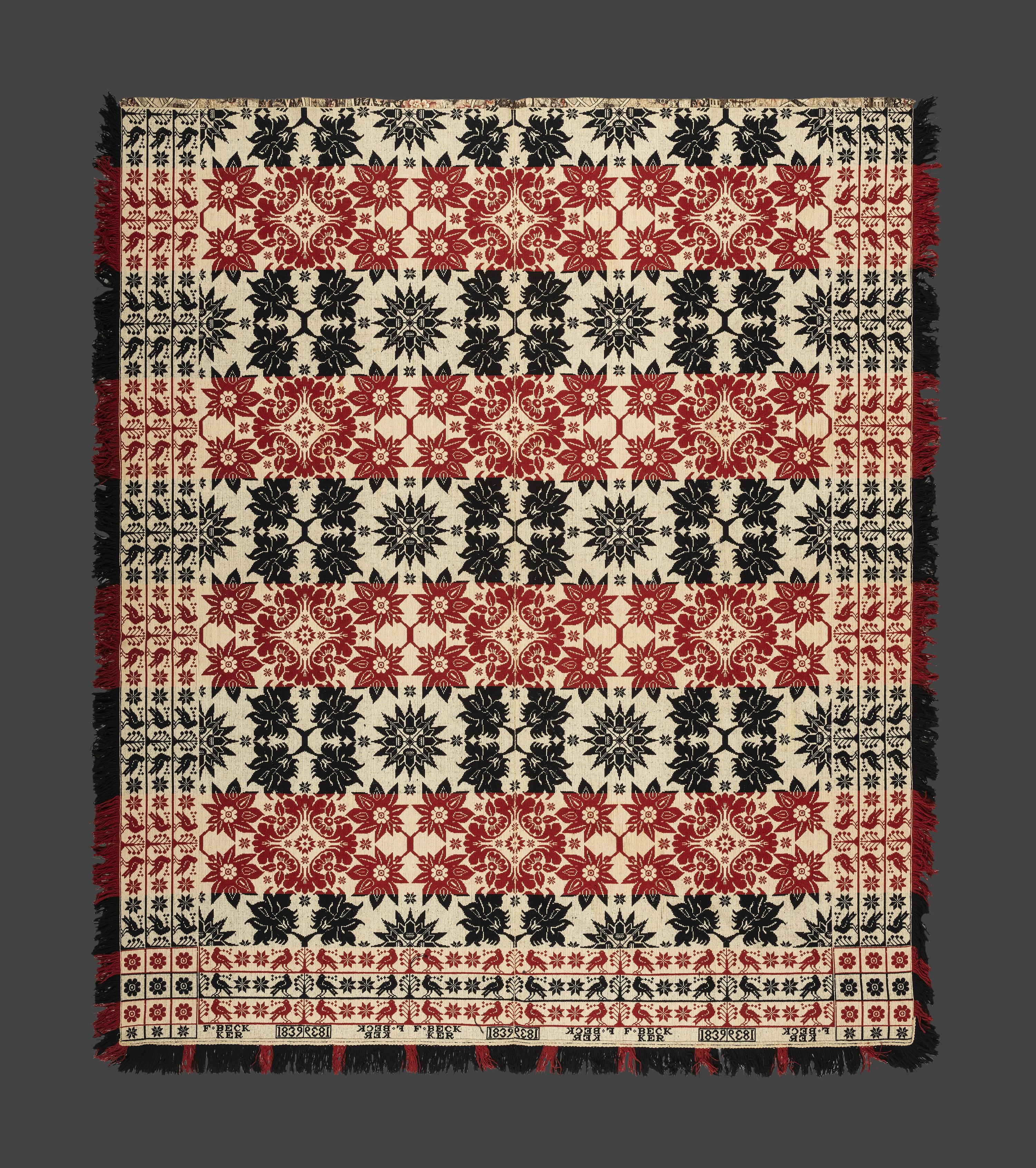 Three Woven Coverlets