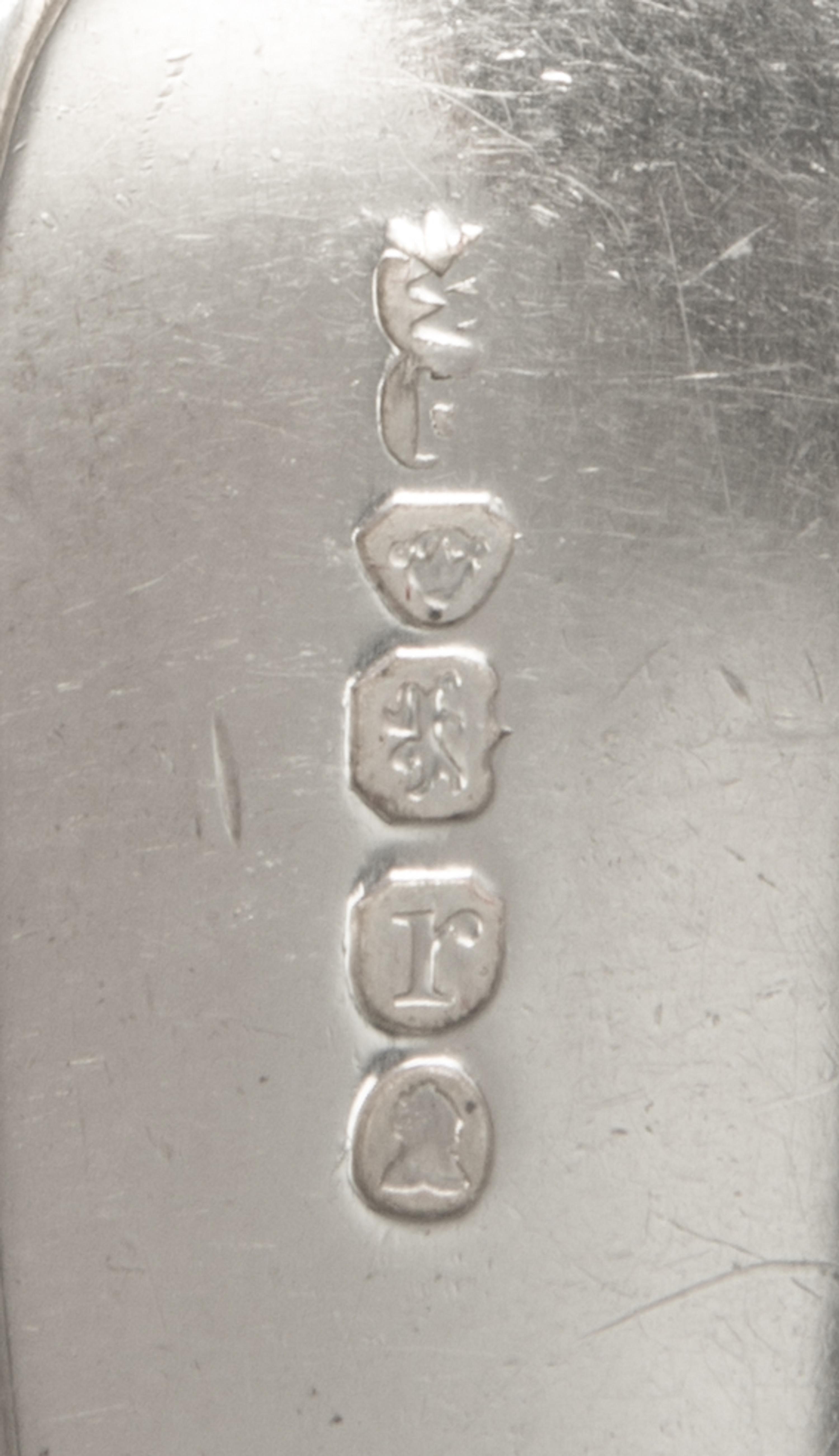 A William IV Silver Sauce Ladle, William Ely, London, 1832, the Fiddle and Thread handle engraved with a crest depicting a pheasant.