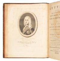CHESTERFIELD, Philip Dormer Stanhope, 4th Earl of Chesterfield (1694-1773). Letters Written by the Late Right Honourable Philip Dormer Stanhope, Earl of Chesterfield, to His Son . London: J. Dodsley, 1774; 1774; 1787.