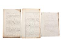 [CIVIL WAR]. Military reports, maps, post-war letters from Union and Confederate officers, and other papers gathered by Union Army officer Louis-Philippe-Albert d'Orléans, comte de Paris (1838-1894), while conducting research for his book History of the Civil War in America .