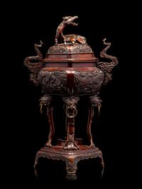 A Bronze Covered Incense Burner