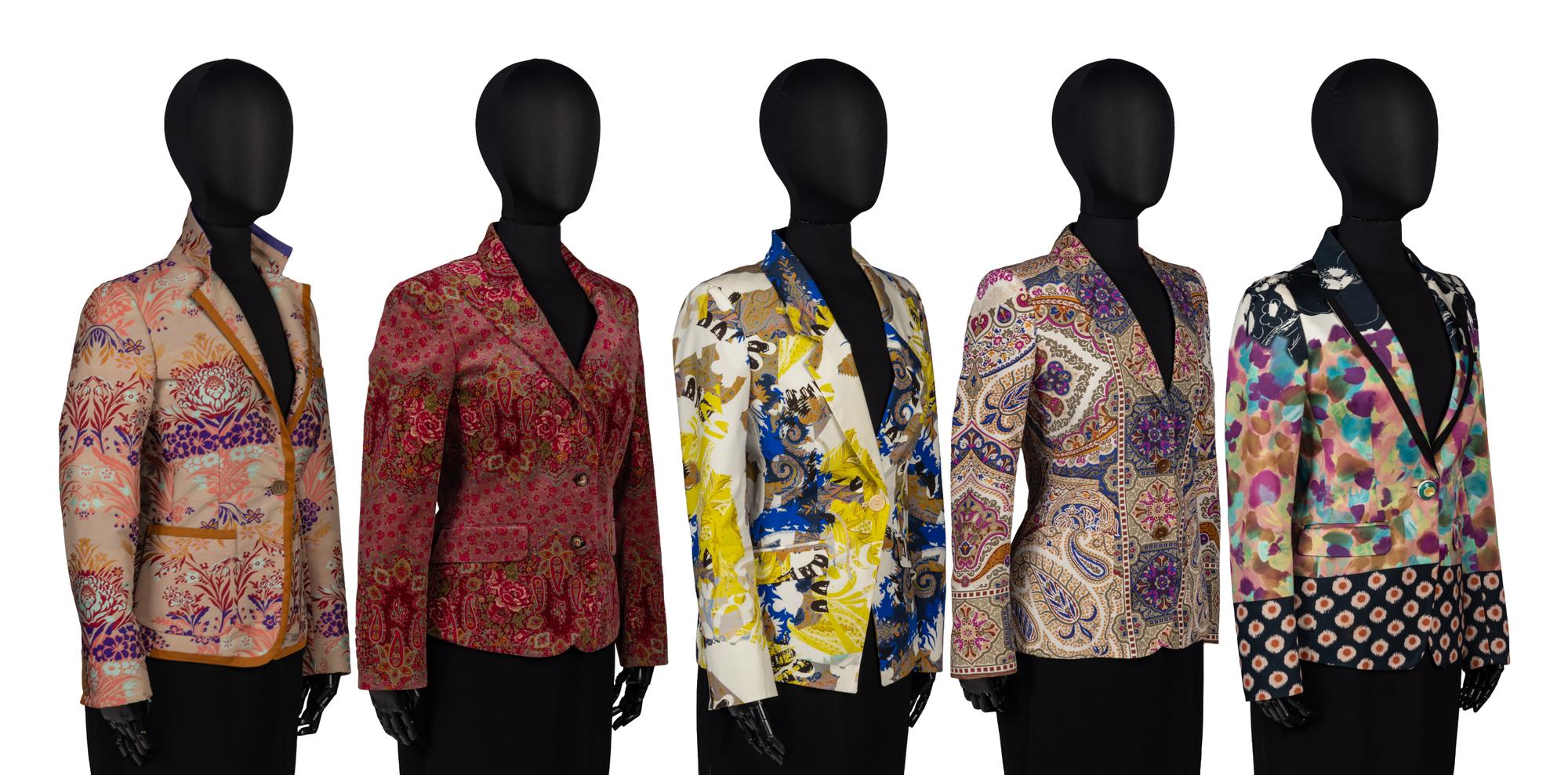 A Group of Five Etro Jackets