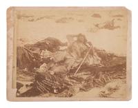 [NATIVE AMERICANS]. TRAGER, George, photog. Medicine Man taken at the Battle of Wounded Knee, SD .