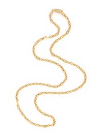 YELLOW GOLD MARINER CHAIN NECKLACE