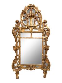 A Régence Style Giltwood Mirror