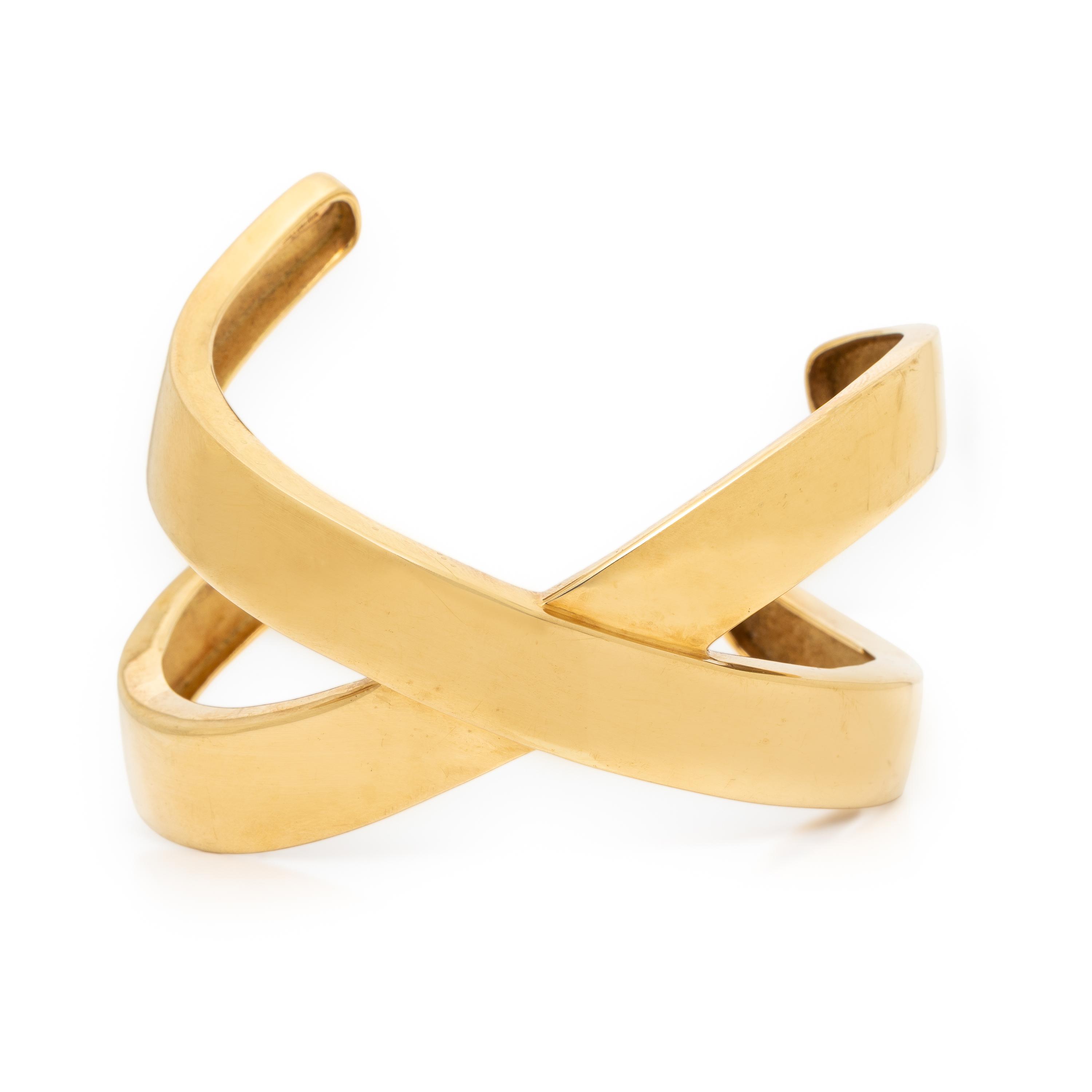 Tiffany & Co., Paloma Picasso, 'Graffiti', Yellow Gold Cuff Bracelet