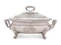 A George III Silver Soup Tureen and Cover