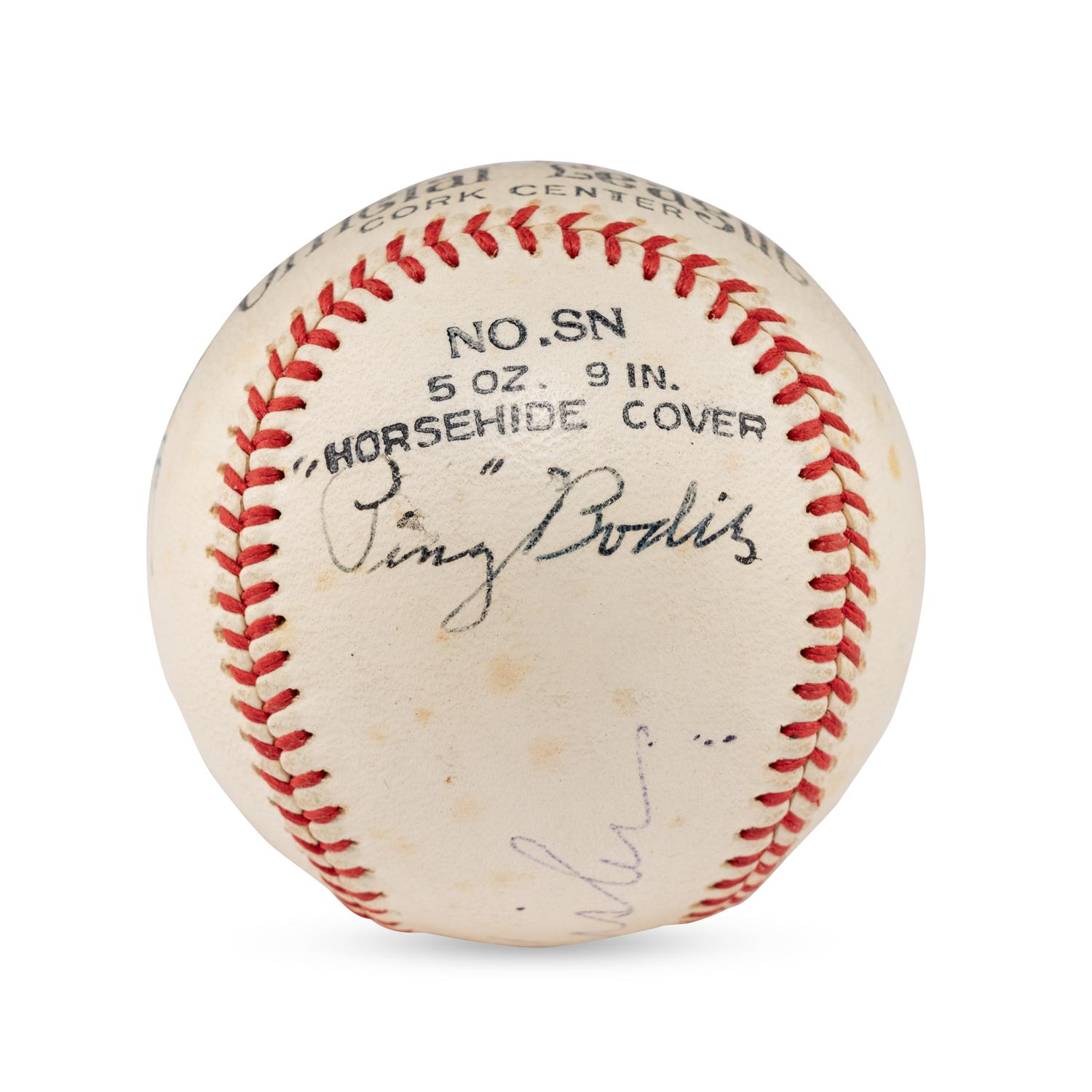 A Multi Signed Autograph Baseball Featuring George Sisler and Ford Frick (Beckett Authentication Services Letter of Authenticity)