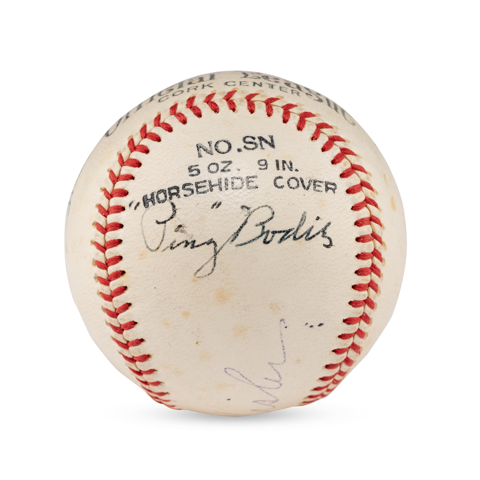 A Multi Signed Autograph Baseball Featuring George Sisler and Ford Frick (Beckett Authentication Services Letter of Authenticity)