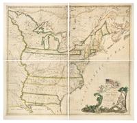 [FACSIMILE]. BUELL, Abel (1742-1822). A New and Accurate Map of the United States of America. Newark: N.J. Historical Society, 1963.