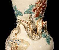 Three Japanese Kyoto Satsuma Vases