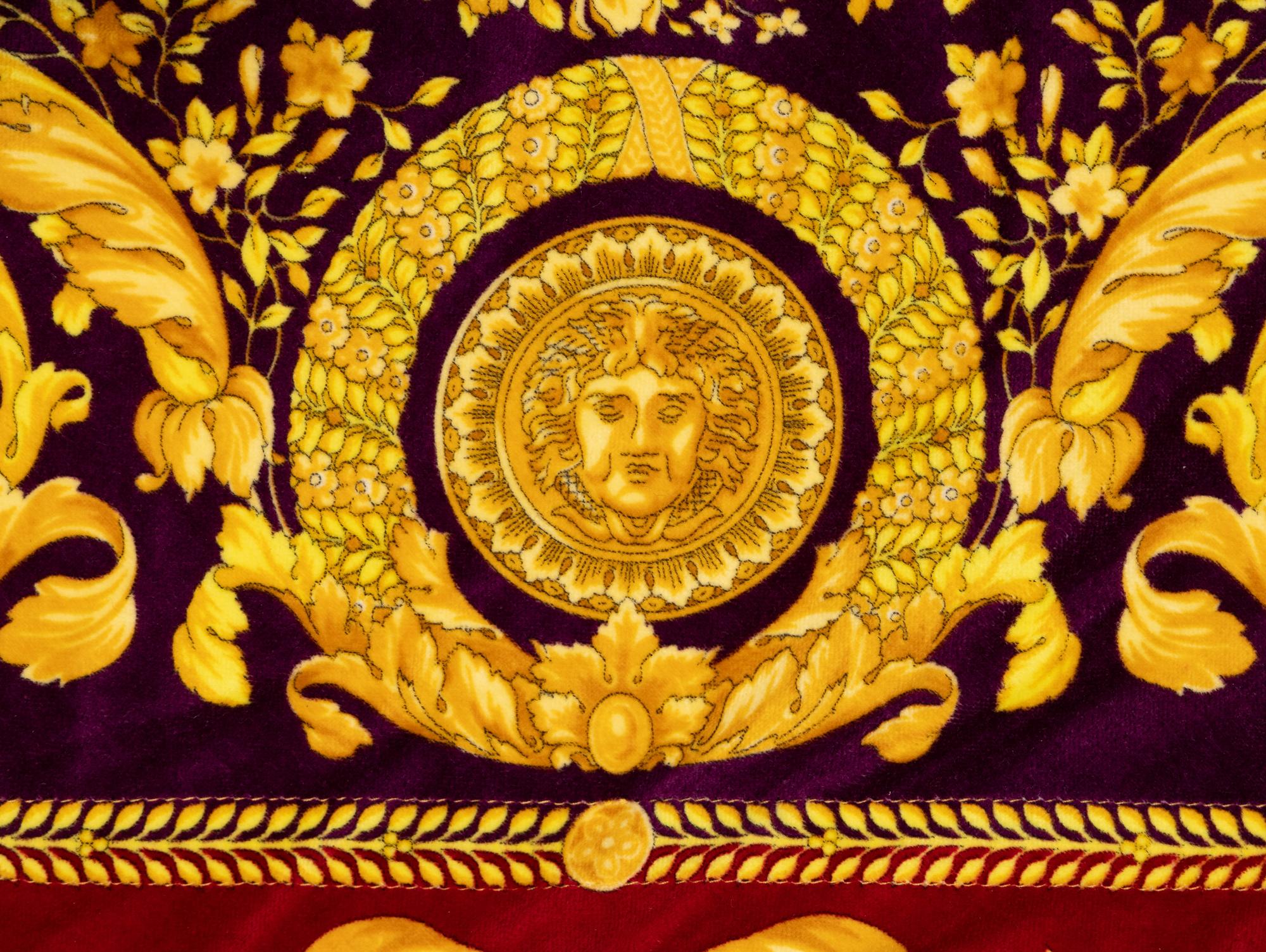 Gianni Versace, Printed Velvet Comforter