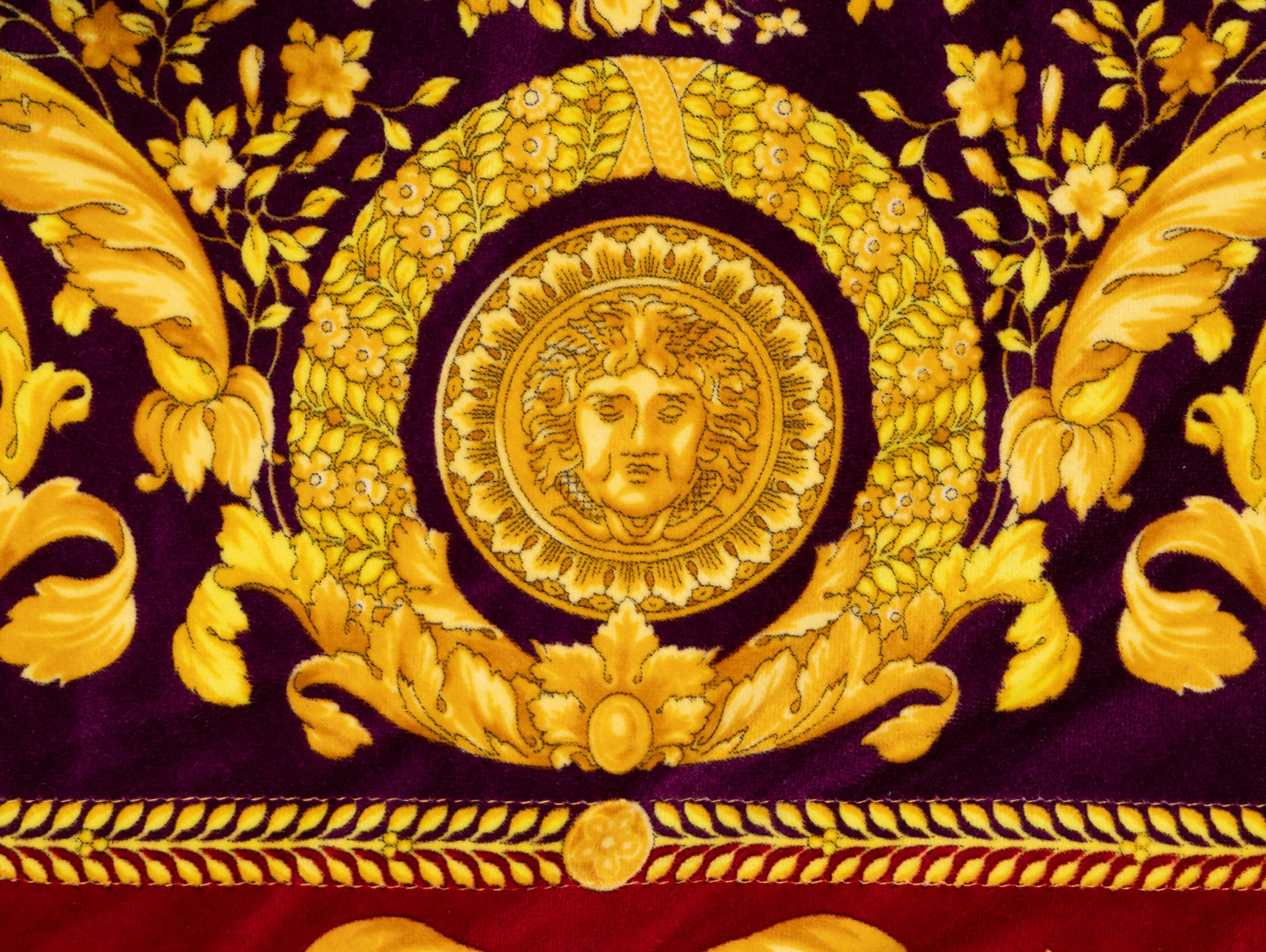 Gianni Versace, Printed Velvet Comforter