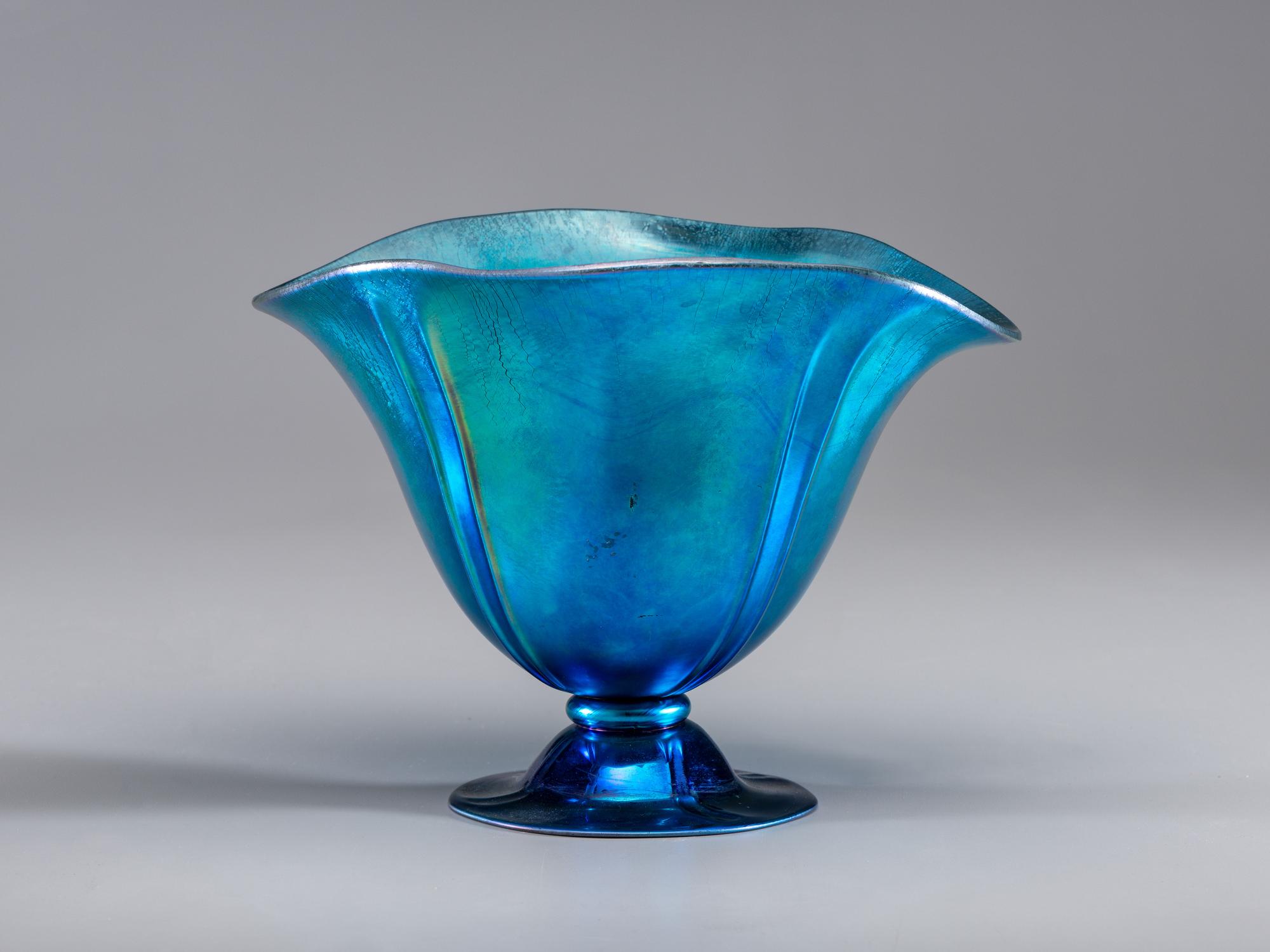 Blue Aurene Vase, c. 1930