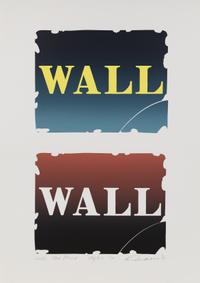 Robert Indiana, (American, 1928-2018), Wall: Two Stones - Three, 1990