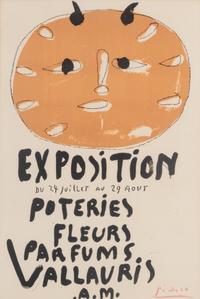 Exposition Poteries Fleurs Parfums (Première Affiche Vallauris), 1948