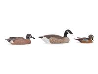 A Group of Carved and Polychromed Painted Artist Duck Decoys