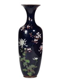 A Large Japanese Cloisonné Vase
