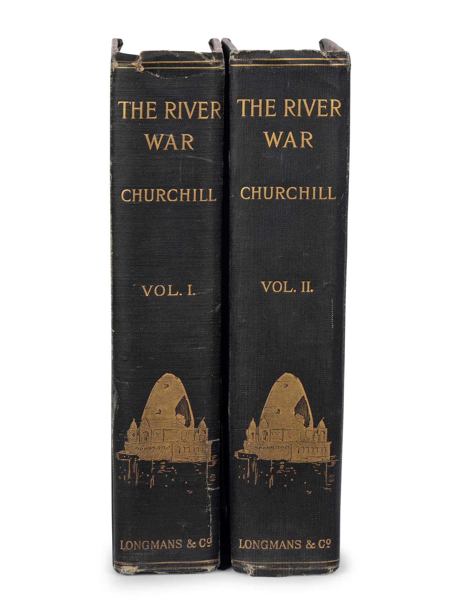 CHURCHILL, Winston L. S., Sir (1874-1965). The River War . London: Longmans, Green, and Co., 1899.