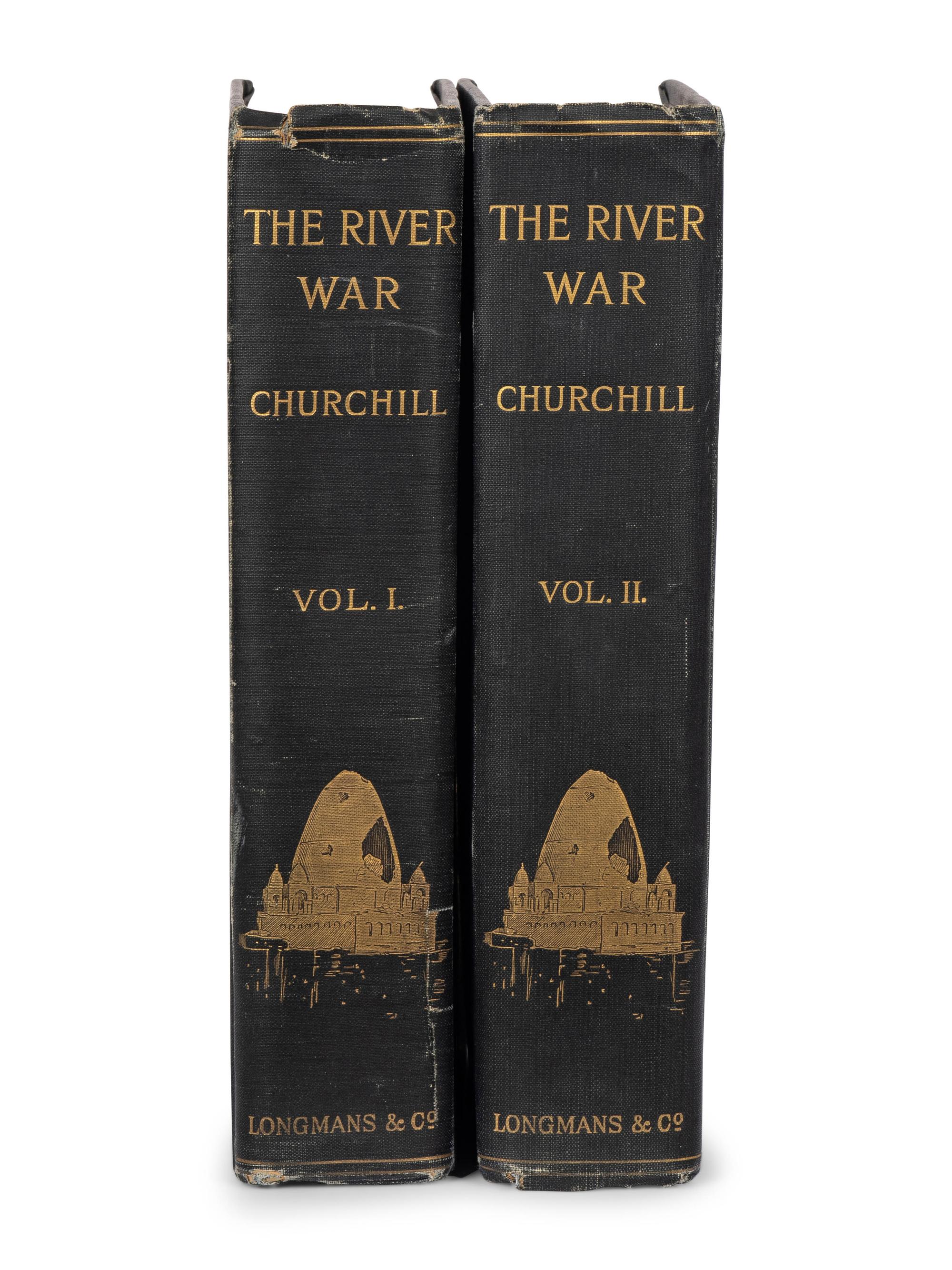 CHURCHILL, Winston L. S., Sir (1874-1965). The River War . London: Longmans, Green, and Co., 1899.