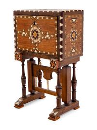 A Miniature Marquetry Vargueño