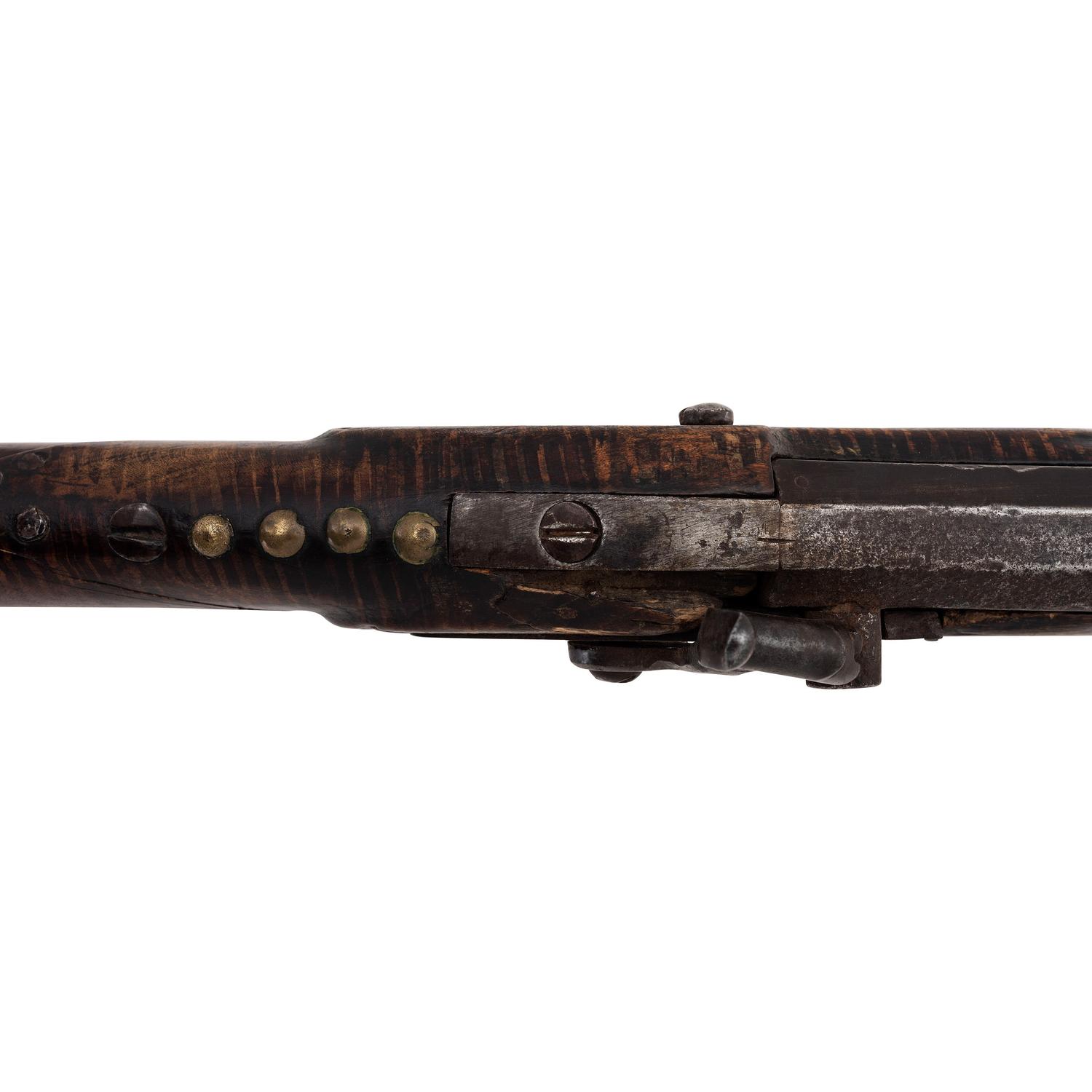 Tacked Fullstock Percussion Trade Rifle by Leman