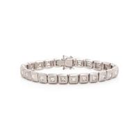 PLATINUM AND DIAMOND BRACELET