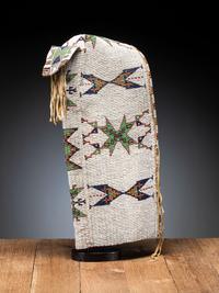 Sioux Beaded Hide Cradle