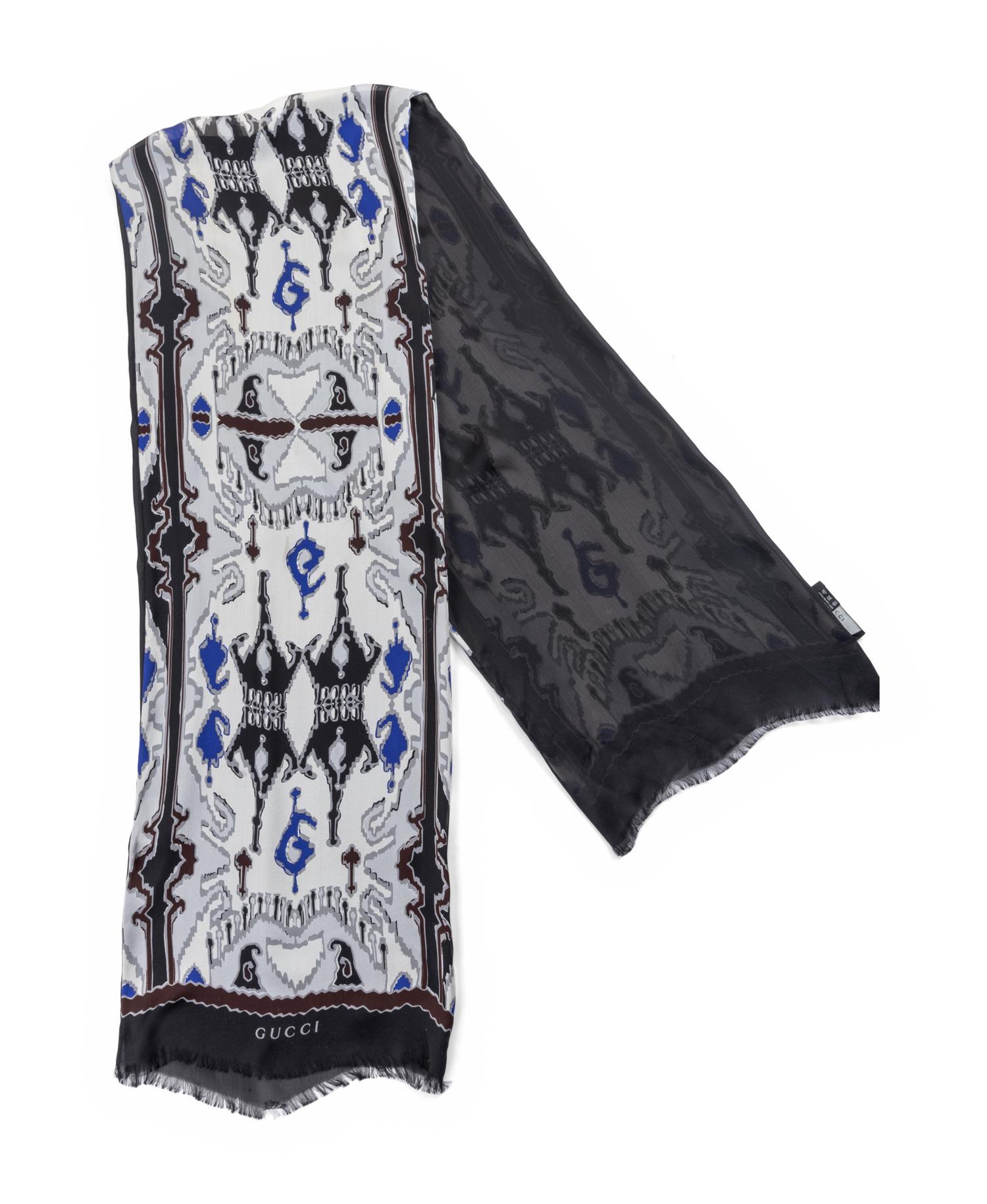 Five Designer Scarves: Louis Vuitton, Givenchy, Gucci, Chanel, Emilio Pucci