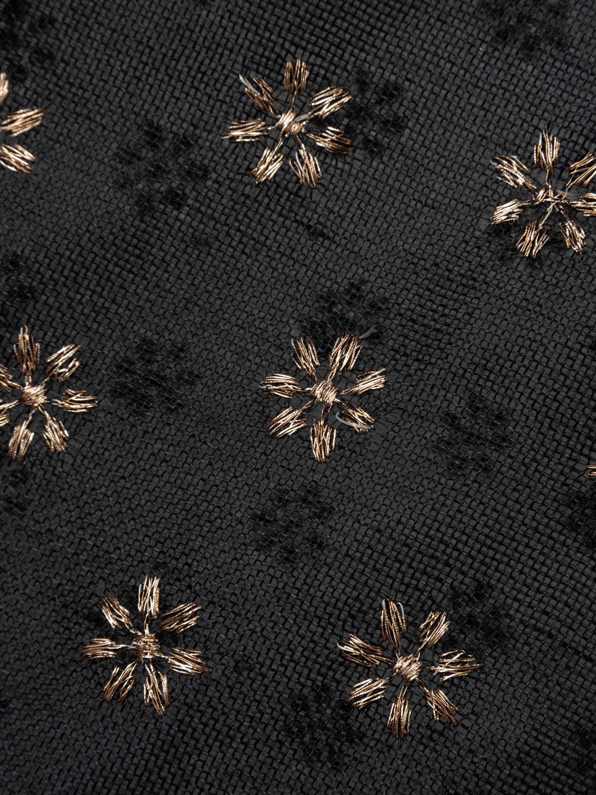 Givenchy Haute Couture Floral Embroidered Evening Dress, 1970-90s