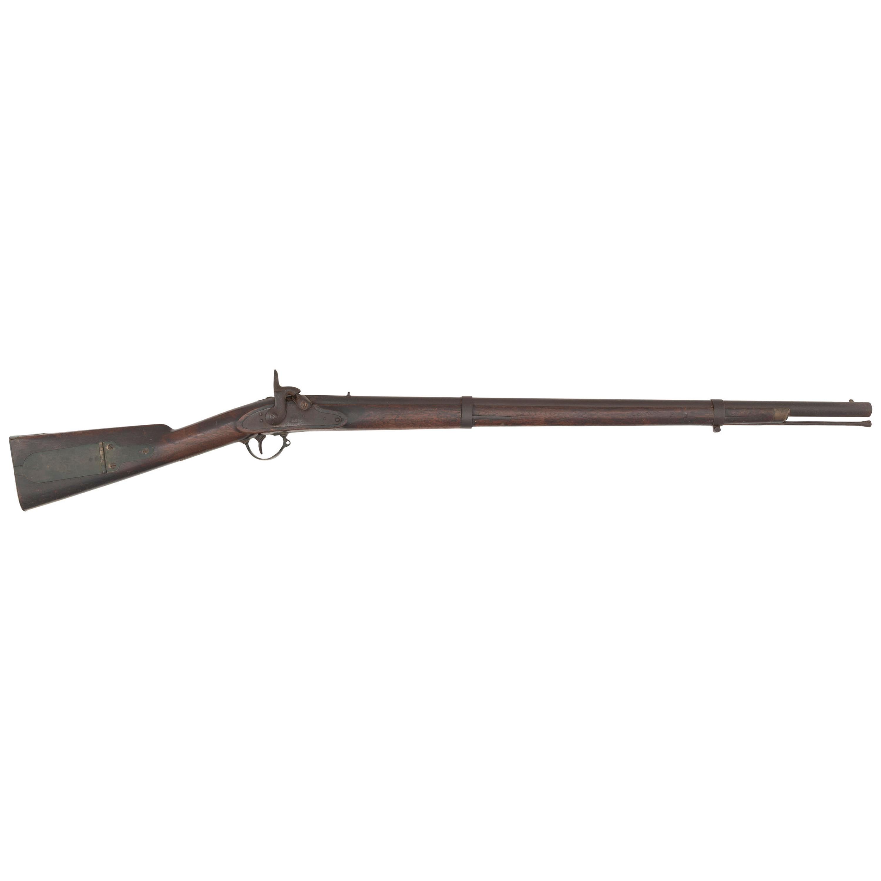 Extremely Rare Leman Civil War Era Percussion Militia Rifle